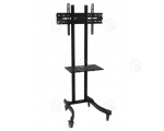 Trolley floor support for LCD LED TV 32-70", with shelf