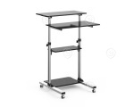 Trolley floor support for LCD LED TV 32-70", with shelf