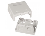 DIN Rail HT35 Mounted Box Rotatable inserts for 8 keytsone Modules 