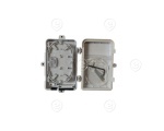 Frame Set 2-fold, for keystone, RAL9010                            