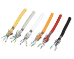 Cat.7 In-/Outdoor cable 1200MHz AWG23 S/FTP, PE jacket, inner Dca, Sw&Or,250m