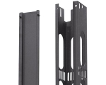 19" 1U Cable Routing Panel, 5 Brackets, Steel , RAL9005                          