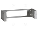 19" 3U Wall Bracket, Depth-Adj., RAL7035 grey