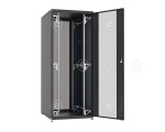 Co-Location Rack PRO, 2 x 23U, 600x1000 mm, RAL7035, Front- / Rear Doors 1-Part, Perforated