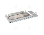 FO esipaneel OM4 24XSC DPX adapteritega, RAL9005                                                                                                                                      