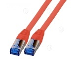 Vahekaabel CAT6A S/FTP 10G 0,15m (punane) Superflex                                                                                                                                   