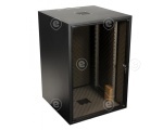 Network Cabinet OFFICE 18U, 600x600 mm, RAL9005 Acoustically Insulated