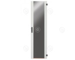 Glass Door for PRO 42U, 1-Part, Width 800 mm, 3-Pt.-Locking