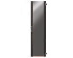Glass Door for PRO 42U, 1-Part, Width 600 mm, 3-Pt.-Locking RAL9005