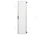 Glass Door for PRO 42U, 1-Part, Width 800 mm, 3-Pt.-Locking RAL9005