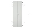 Perforeeritud kahepoolne uks 2000x600mm, 3 punkti lukustus, RAL7035