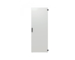 Glass Door for PRO 42U, 1-Part, Width 600 mm, 3-Pt.-Locking RAL9005
