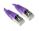 RJ45 Patch cable S/FTP, Cat.6A, LSZH, 15m, magenta