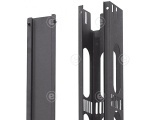 Cable Routing 19", 1U with cover RAL9005          
