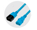 Extension Cable C14-C13 ( connector angled to the left)  10A 1,0m                                                                                                                                                                                              