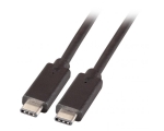 USB3.0 connection cable A-A pl-pl 3,0m black, Prem