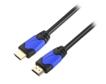 DisplayPort/HDMI Cable 4K30Hz,A-A M-M, 5m, black