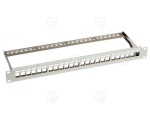 INFRALAN® Distribution Panel 19“ 48-Port, 1U, for Slimline Module, Metal