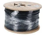 Cat.7 In-/Outdoor cable 1200MHz AWG23 S/FTP, PE jacket, inner Dca, Sw&Or,500m