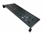 Shelf. Depth adjustable 500-900mm BLACK RAL9005             