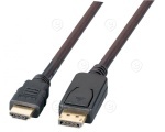 DisplayPort to HDMI™ A kaabel, M-M, 5.0m, must