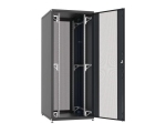 Co-Location Rack PRO, 3 x 13HE, 800x1000 mm, RAL9005, Front- / Rücktüren 1-teilig perforiert