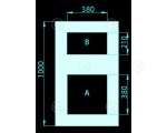  Module with Filter Mat, Opening A, RAL7035 for Cabinet Series PRO