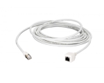 RJ45 patch cable extension Cat.6A, S/FTP, AWG26, white 3,0m