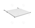 119" 0.5U Shelf, Fixed, MD 550..650 mm, 70 kg, Cabinet Depth 800, RAL7035