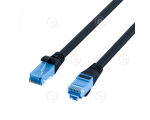 RJ45 Patch cable U/UTP, Cat.6A, LSZH,Premium, 500MHz, 0,15m, grey