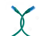 RJ45 Patch cable U/UTP, Cat.6A, LSZH,Premium, 500MHz, 15m, blue