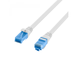 RJ45 Patch cable U/UTP, Cat.6A, LSZH,Premium, 500MHz, 0,25m, white