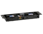 Roof Fan Unit, 2 x Fan, for Network/Server Cabinets  RAL9005