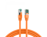 RJ45 Patch cable S/FTP, Cat.6A, LSZH, 0.25m, orange