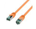 RJ45 Patch cable S/FTP, Cat.6A, LSZH, 0.5m, magenta