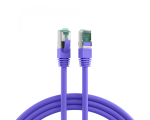 RJ45 Patch cable S/FTP, Cat.6A, LSZH, 1,0m, violet