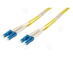 Duplex Jumper LC-FC 9/125µ, OS2, LSZH, yellow, 2.0mm, 3m