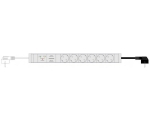 PDU 9xSchuko red outlets, C14 connector, 2m, RAL9005