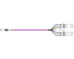 Optikakaabel MTP®-F/MTP®-F 12-kiuline OM5, LSZH, Code B, 10m