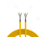 Cat.7 In-/Outdoor cable 1200MHz AWG23 S/FTP, PE jacket, inner Dca, Sw&Or,250m