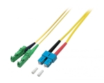 Simplex FO Patch Cable LC-LC/APC G657.A2 1m 2,0mm yellow 9/125µm
