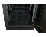 19" Network Cabinet 24U 600x600, IP55, RAL9005