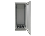  19" Network Cabinet 42U 800x800, IP55, with Pre-Assembled Plinth, RAL9005