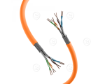 Cat.7 In-/Outdoor cable 1200MHz AWG23 S/FTP, PE jacket, inner Dca, Sw&Or,250m