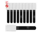 Velcro type cable tie 125x12mm, black, 10pc       