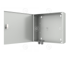 19" Wall Housing Flat Pack, Depth 600 mm, RAL7035