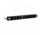 Toitepaneel 9-kohaline, Schuco pesad, 16A, kaabel 5m, 230V                                                                                                                          