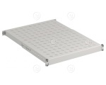 19" 1U Pull-Out Shelf, MD 750..850 mm, Max. Load 30 kg, CD 1000, RAL9005