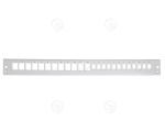 FO paneel 1U 24x LC quad adapteritele  RAL9005, väljatõmmatav                                                                                                                              