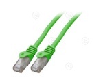 Patchcord Cat.6 UTP LSZH patch cable 0,5m green  